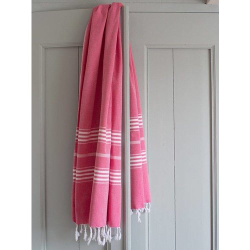 Ottomania Hamamdoek Ottomania 100 x 210 cm robijnrood Ottomania Hamamdoek Ottomania 100 x 210 cm robijnrood