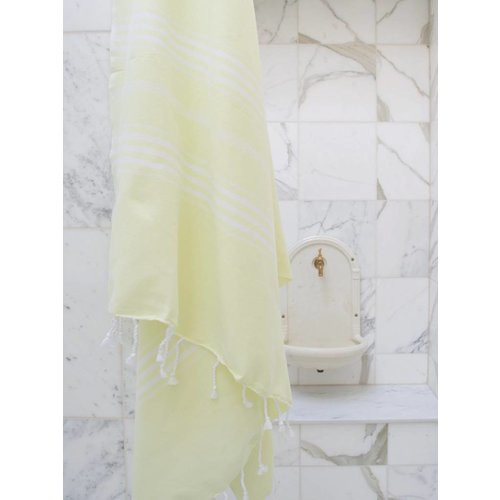 Ottomania Hamamdoek Ottomania 100 x 210 cm lime Ottomania Hamamdoek Ottomania 100 x 210 cm lime