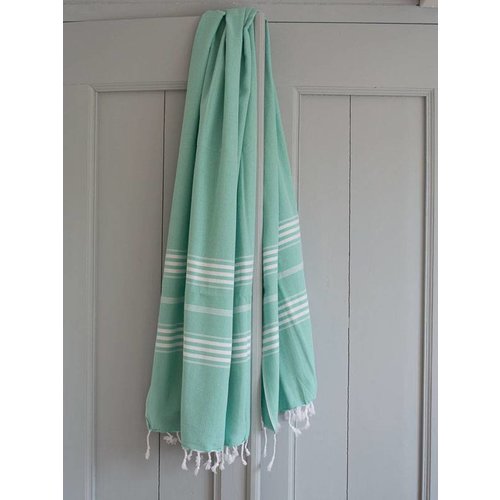 Ottomania Hamamdoek Ottomania 100 x 210 cm donkerzeegroen Ottomania Hamamdoek Ottomania 100 x 210 cm donkerzeegroen