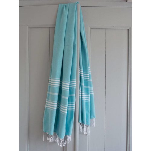 Ottomania Hamamdoek Ottomania 100 x 210 cm aqua Ottomania Hamamdoek Ottomania 100 x 210 cm aqua