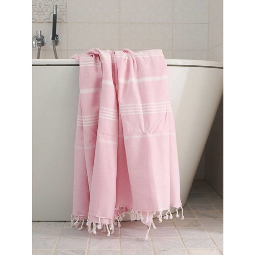 Ottomania hamamdoek Ottomania 160 x 220cm roze Ottomania hamamdoek Ottomania 160 x 220cm roze