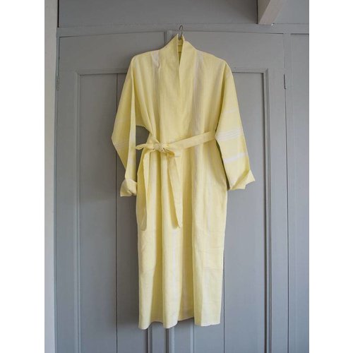 Ottomania citroengele kimono hamam badjas Ottomania citroengele kimono hamam badjas