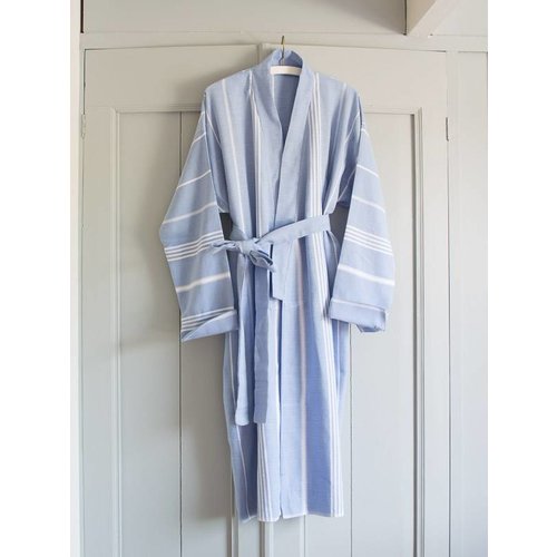 Ottomania hamam badjas Ottomania blauw S/M Ottomania hamam badjas Ottomania blauw S/M