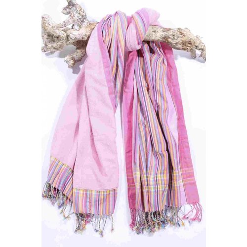 PURE Kenya Kikoy strandlaken sweet pink PURE Kenya Kikoy strandlaken sweet pink