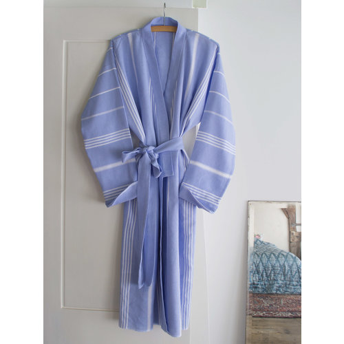 Ottomania hamam badjas Ottomania lavendelblauw Ottomania hamam badjas Ottomania lavendelblauw