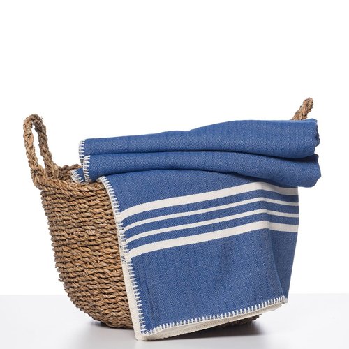 Lalay plaid Krem Sultan royal blue Lalay plaid Krem Sultan royal blue