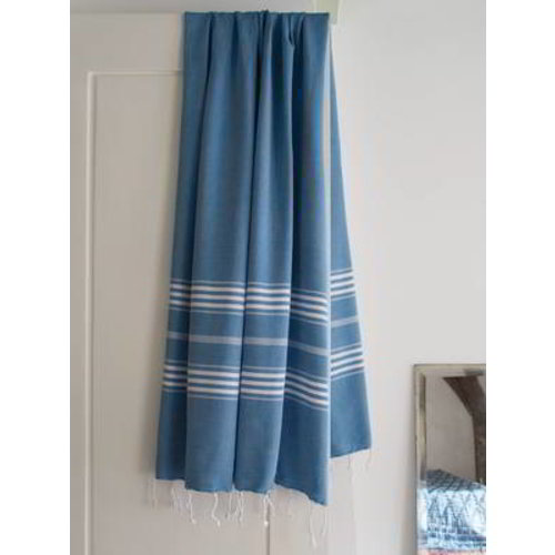 Ottomania Hamamdoek Ottomania 100 x 210 cm oceaanblauw Ottomania Hamamdoek Ottomania 100 x 210 cm oceaanblauw