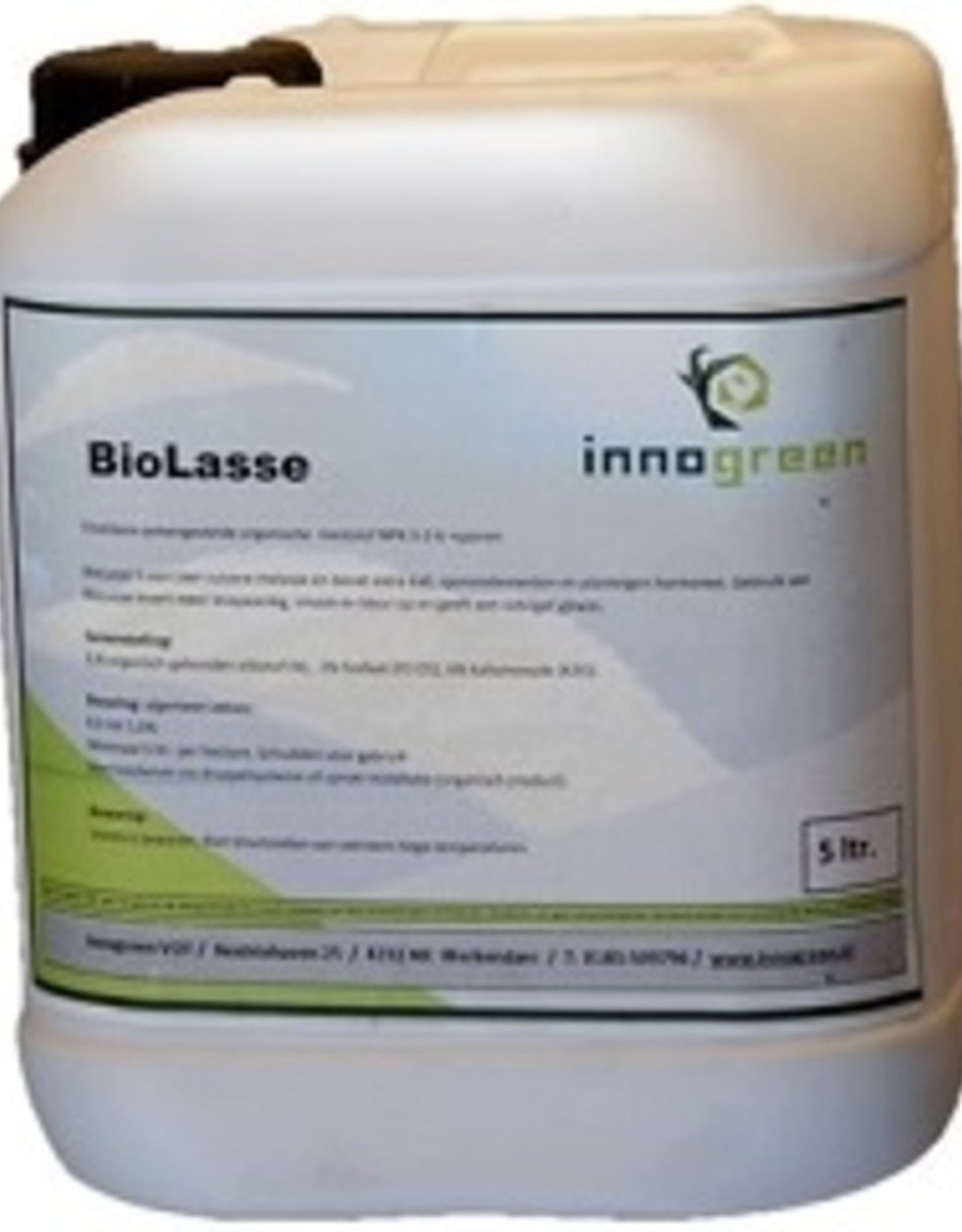 Innogreen Biolasse® Vloeibare samengestelde organische meststof NPK 3-2-6 + sporen en suikers