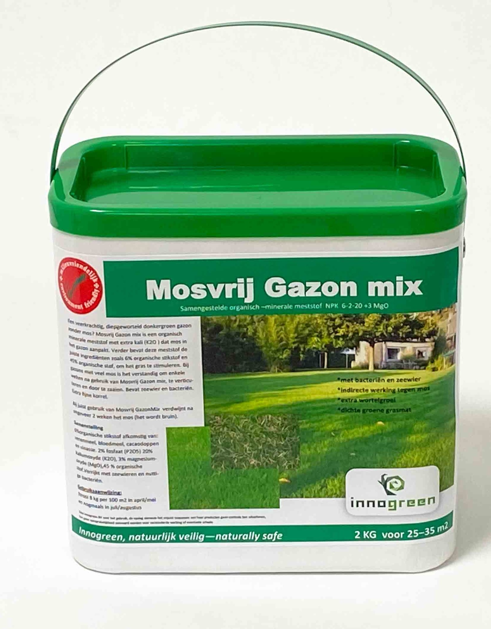 Innogreen Innogreen Mosvrij gazonmix 6-2-20 + 3 Mgo