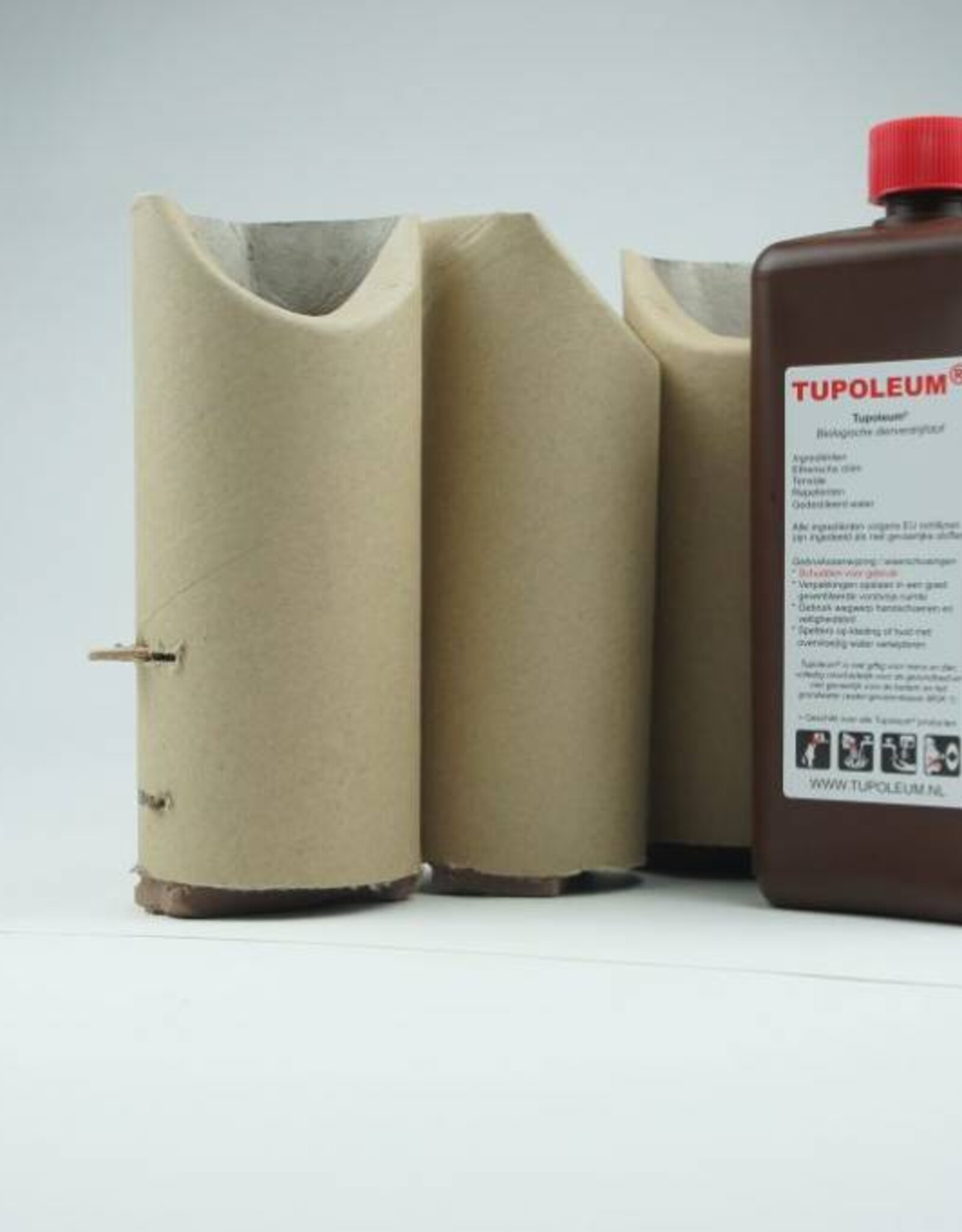 Brimex Tupoleum Brimex 7 kartonnen kokers Ø 7cm  100% afbreekbaar incl. 500ml Tupoleum