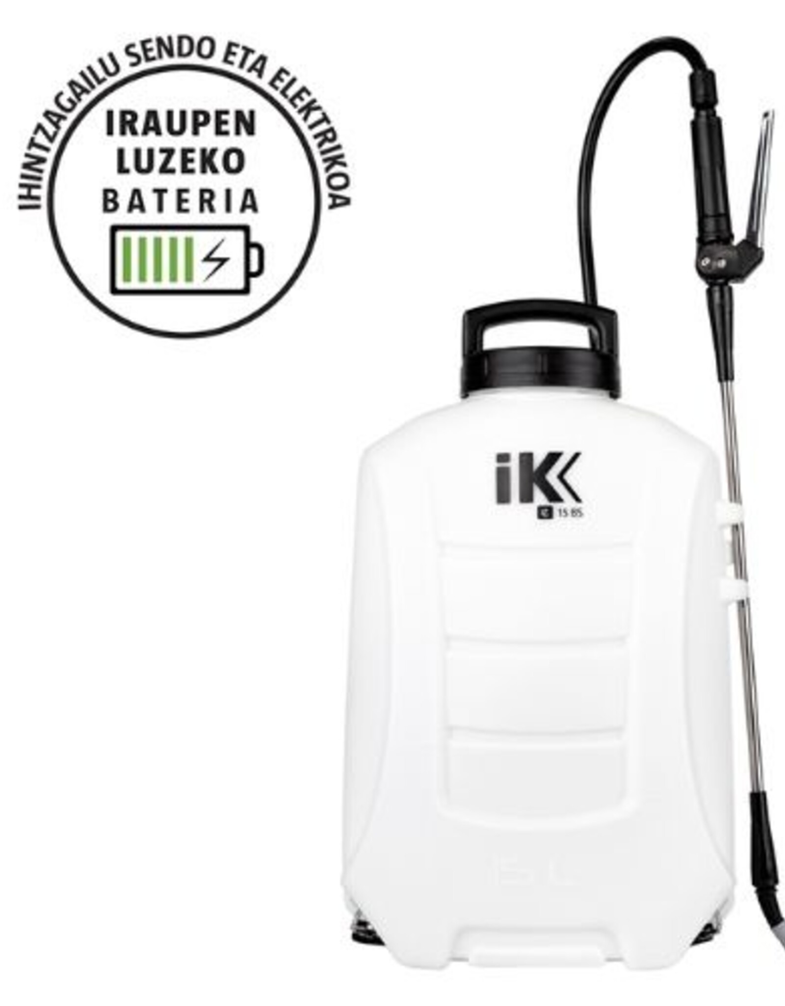 IK drukspuiten IK e 15BS | 15 liter | Accu rugspuit