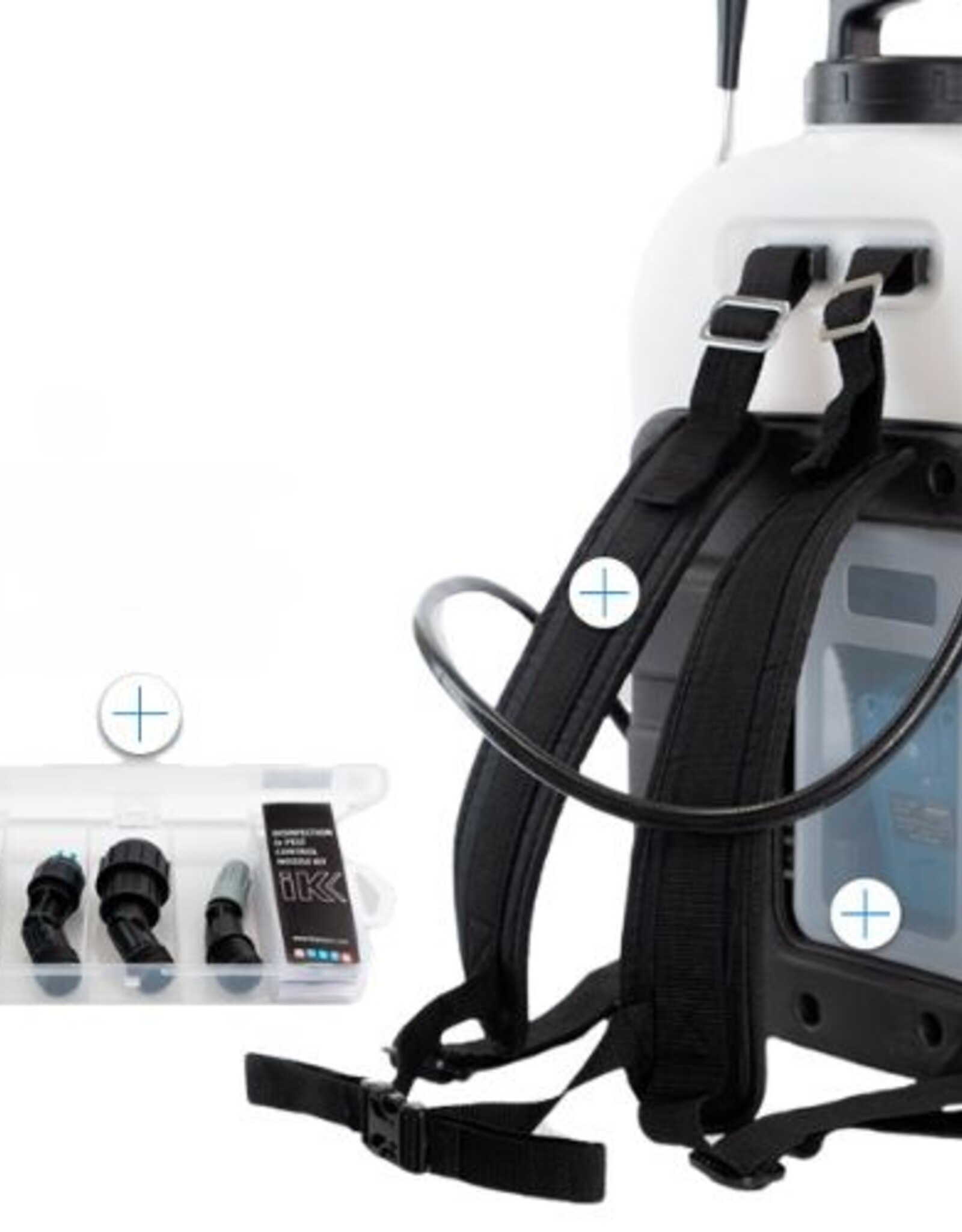 IK drukspuiten IK e 15BS | 15 liter | Accu rugspuit