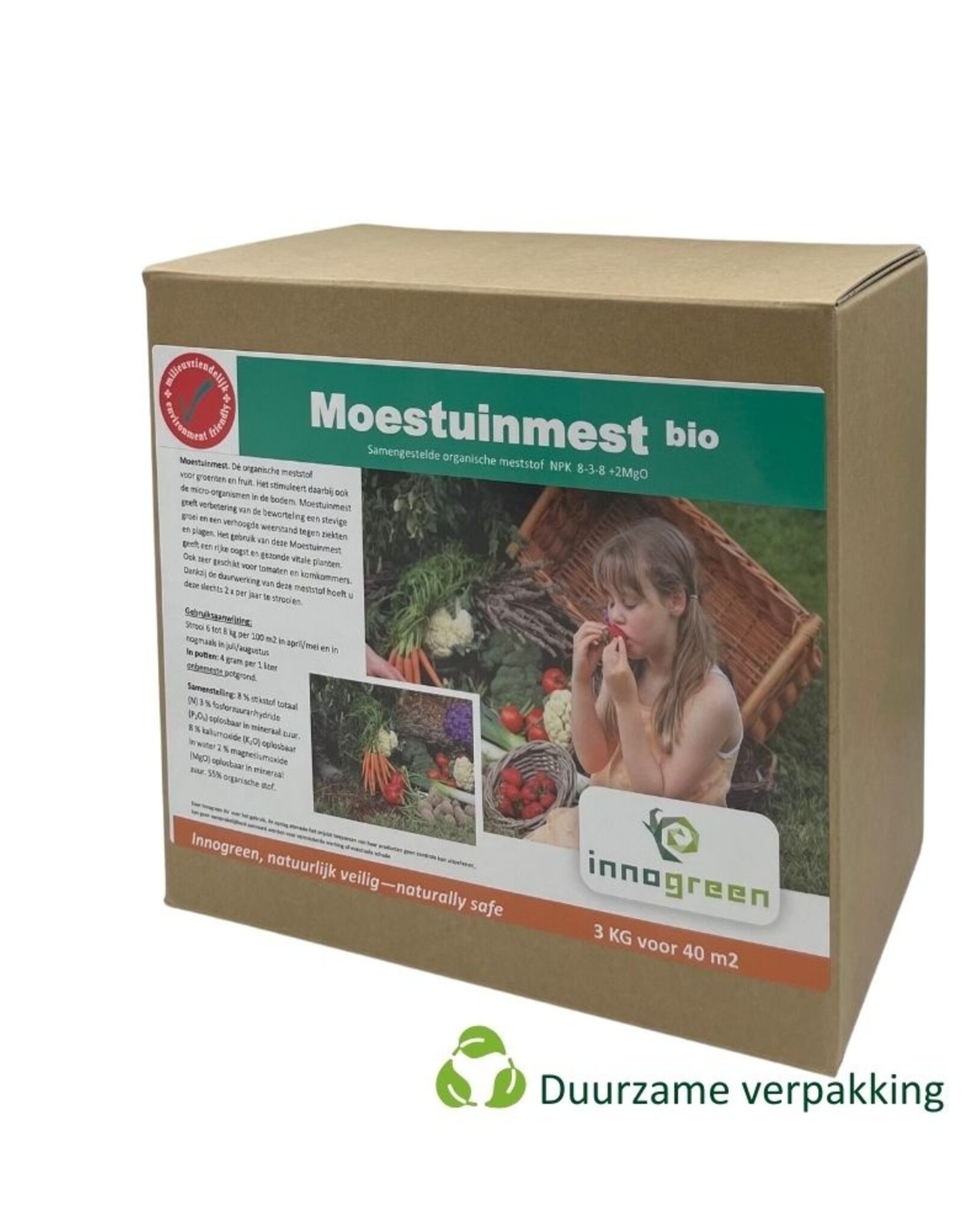 Innogreen Innogreen Moestuinmest 8-3-8 +3 MgO
