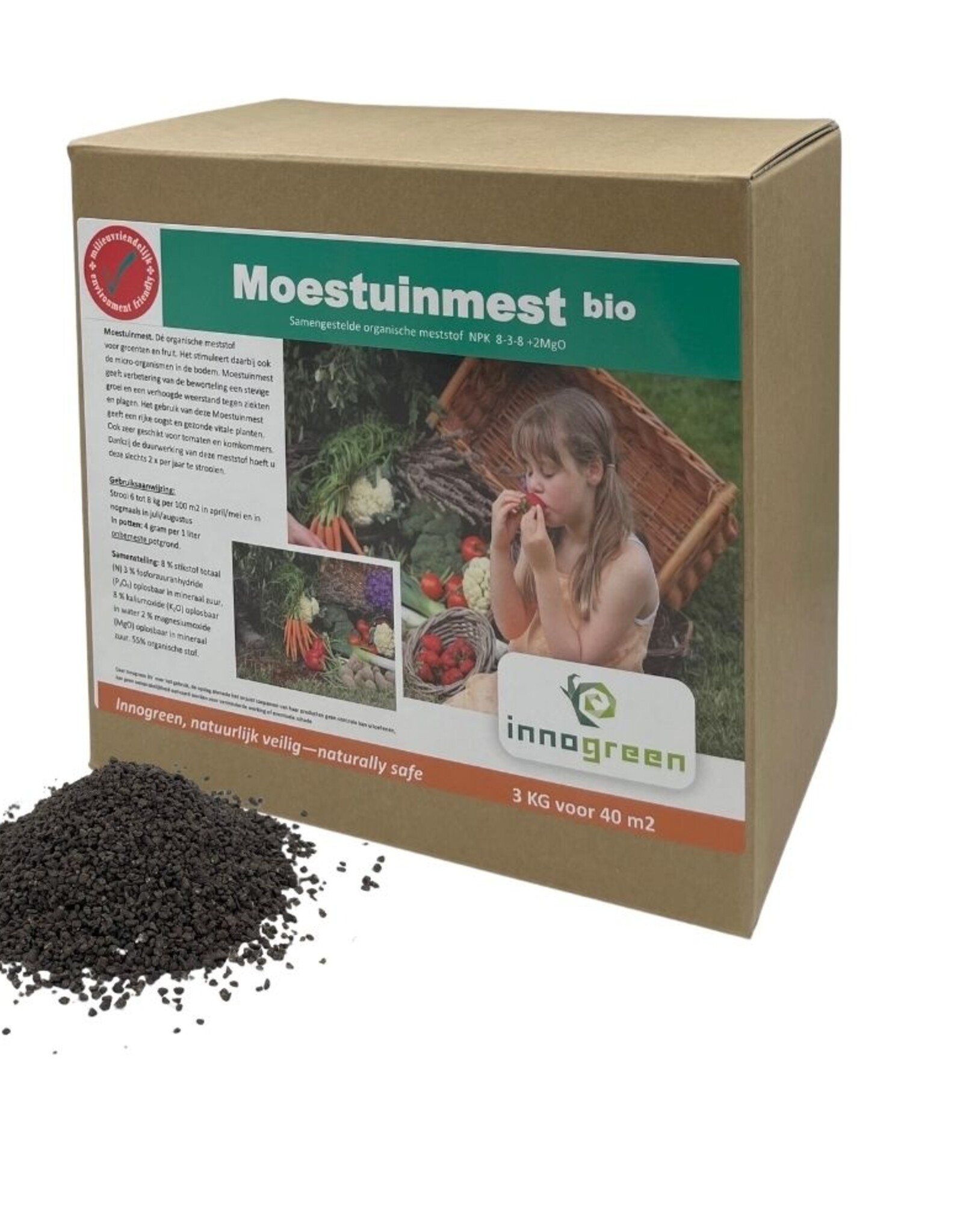 Innogreen Innogreen Moestuinmest 8-3-8 +3 MgO
