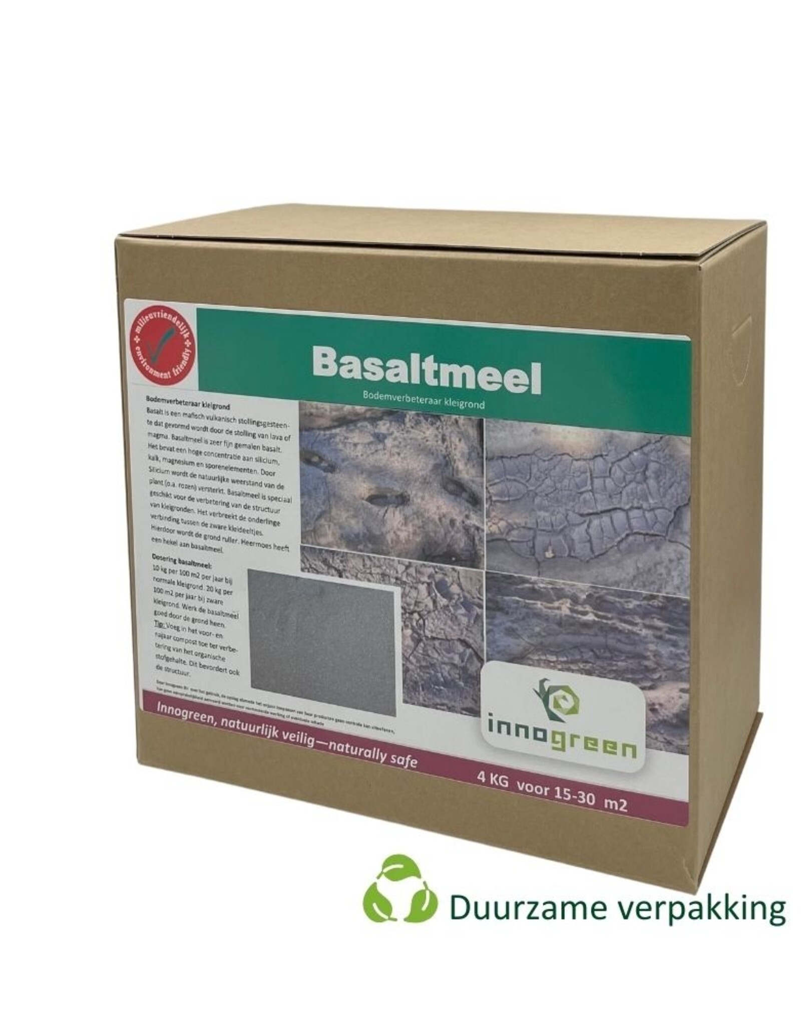 Innogreen Basaltmeel en basaltgruis voor kleigronden