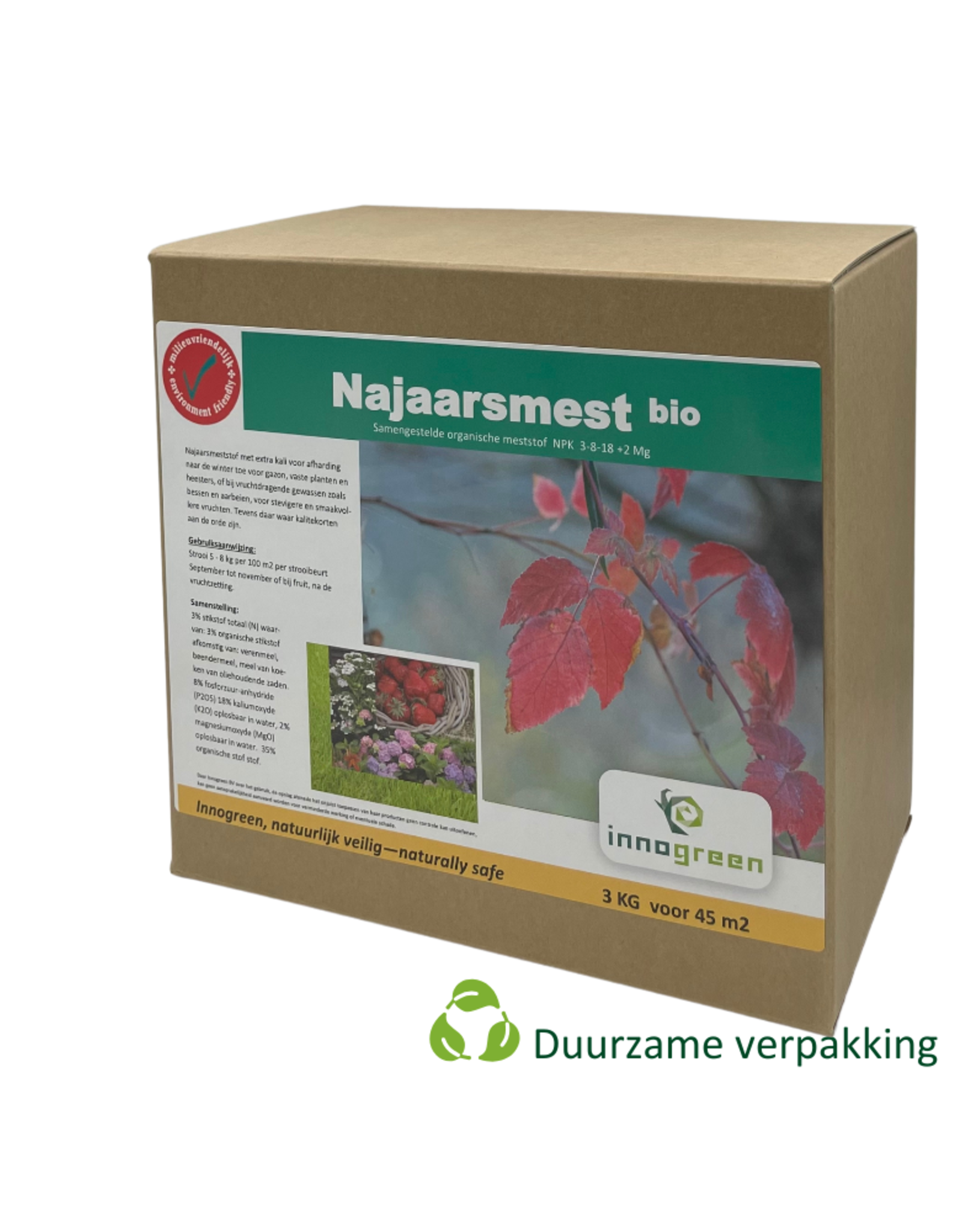 Innogreen Innogreen Najaarsmest bio 3-8-18 + 2Mg