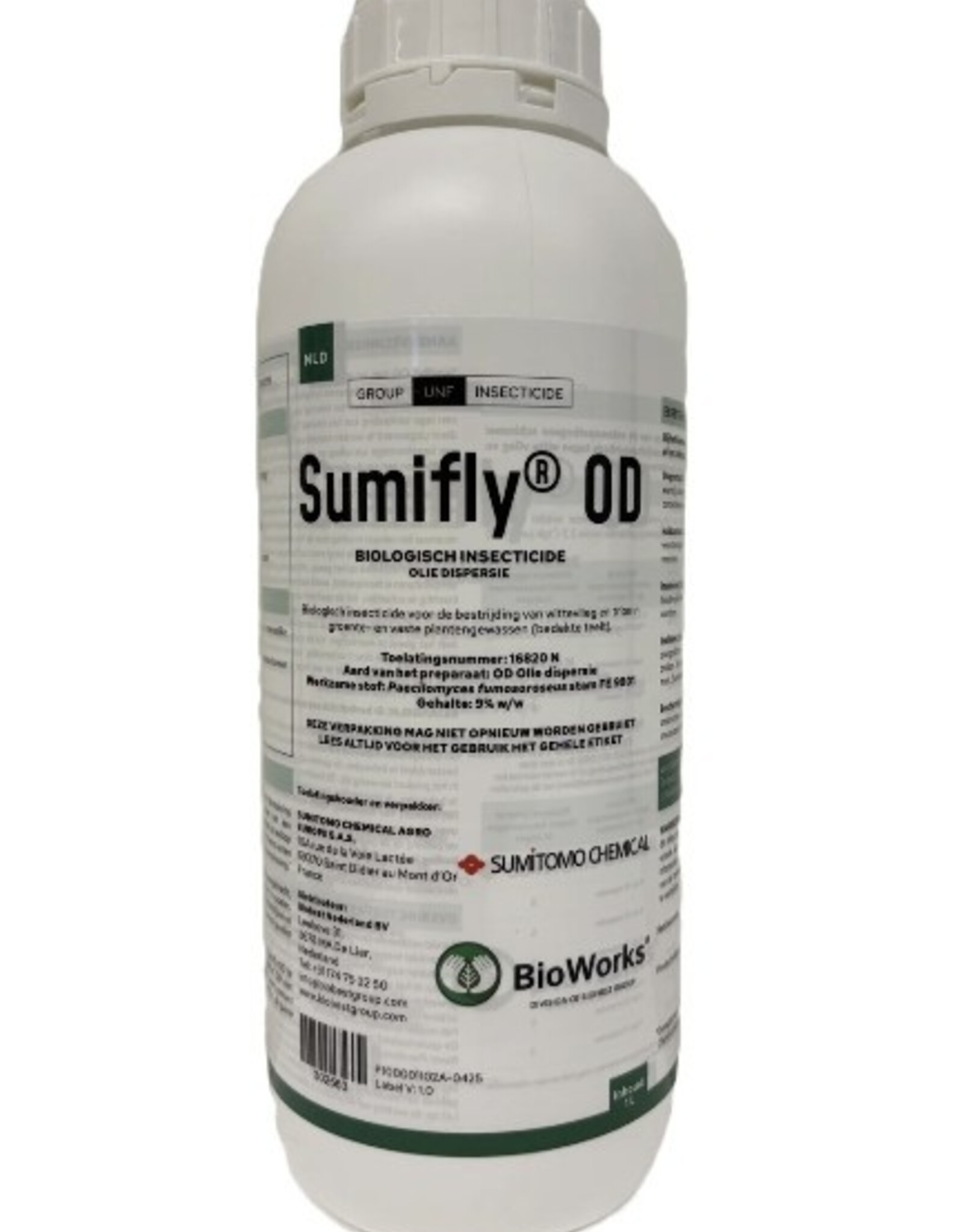 Brimex Biobest Sumifly  Bioinsecticide tegen trips en wittevlieg op basis van de sporen van de schimmel