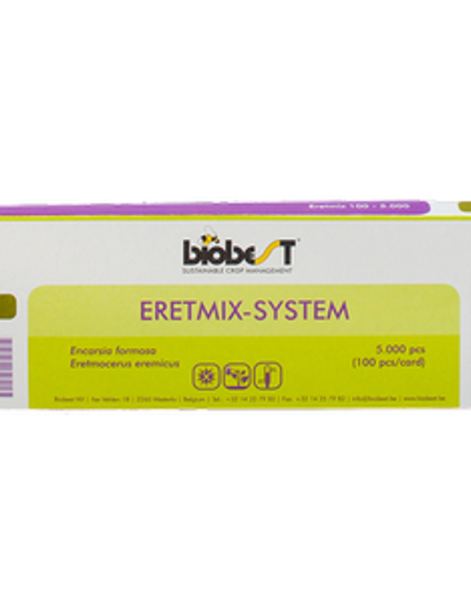 Brimex Biobest Eretmix-System voor een effectieve bestrijding van gemengde wittevliegpopulaties