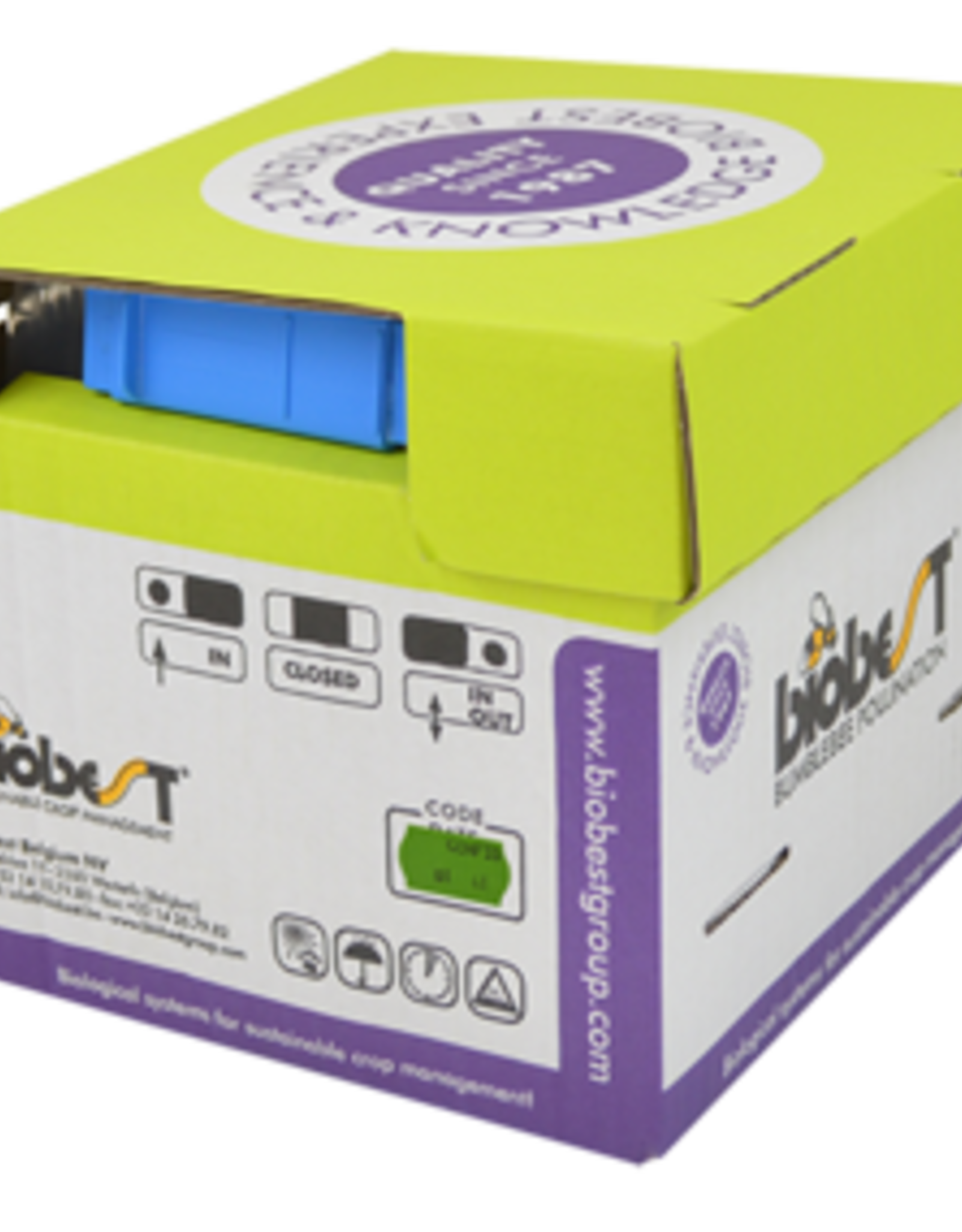 Brimex Biobest Brimex mini hommelnest voor bestuiving van fruit en gewassen