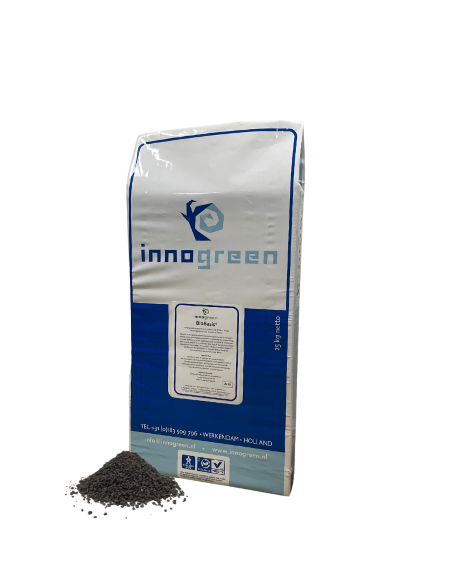 Innogreen Innogreen Biobasis NPK 8-3-9 + 2 MgO verrijkt met diverse micro-organismen