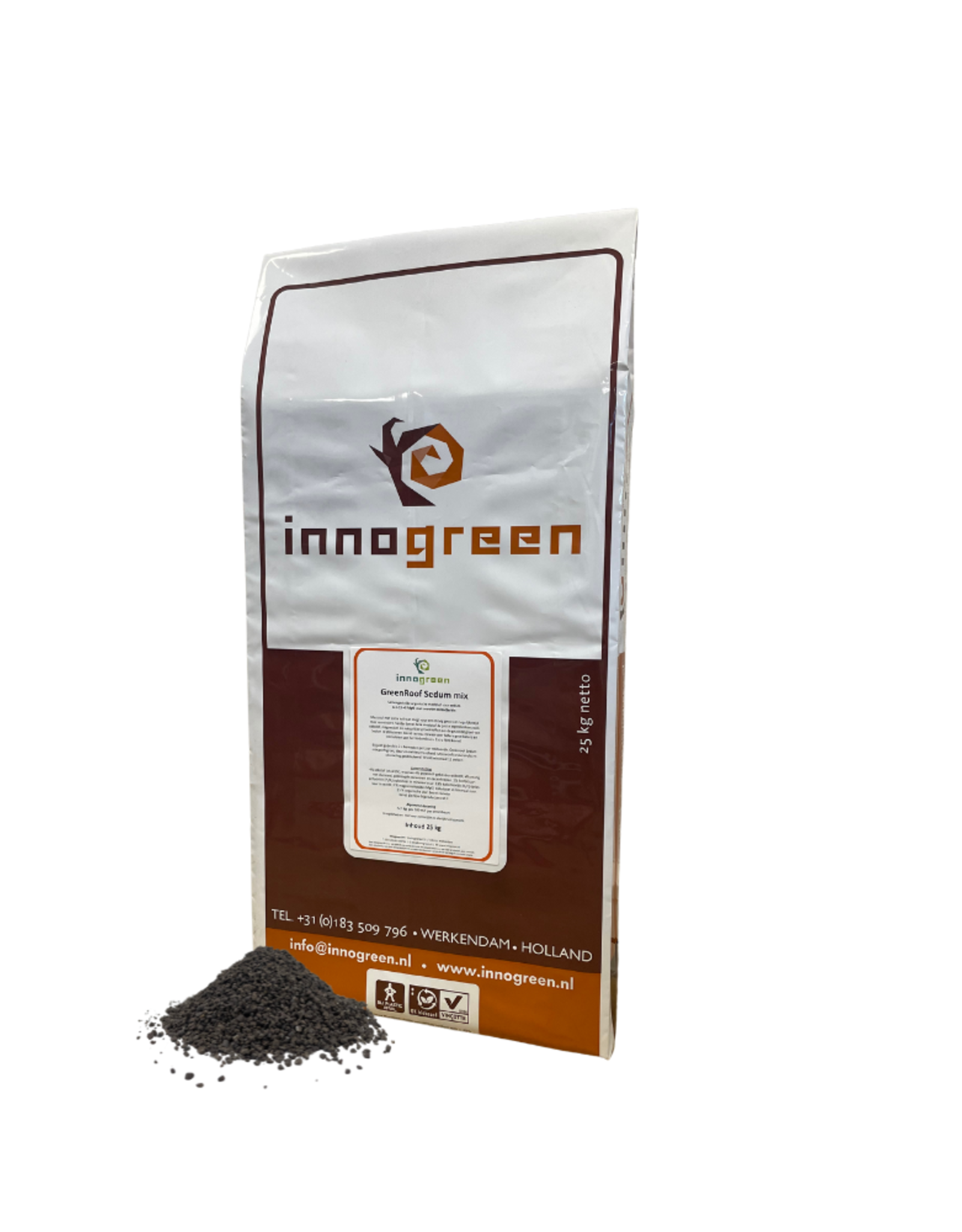 Innogreen Innogreen Greenroof sedum-mix 4-3-13 + 3 MgO + koolstof en bacteriën