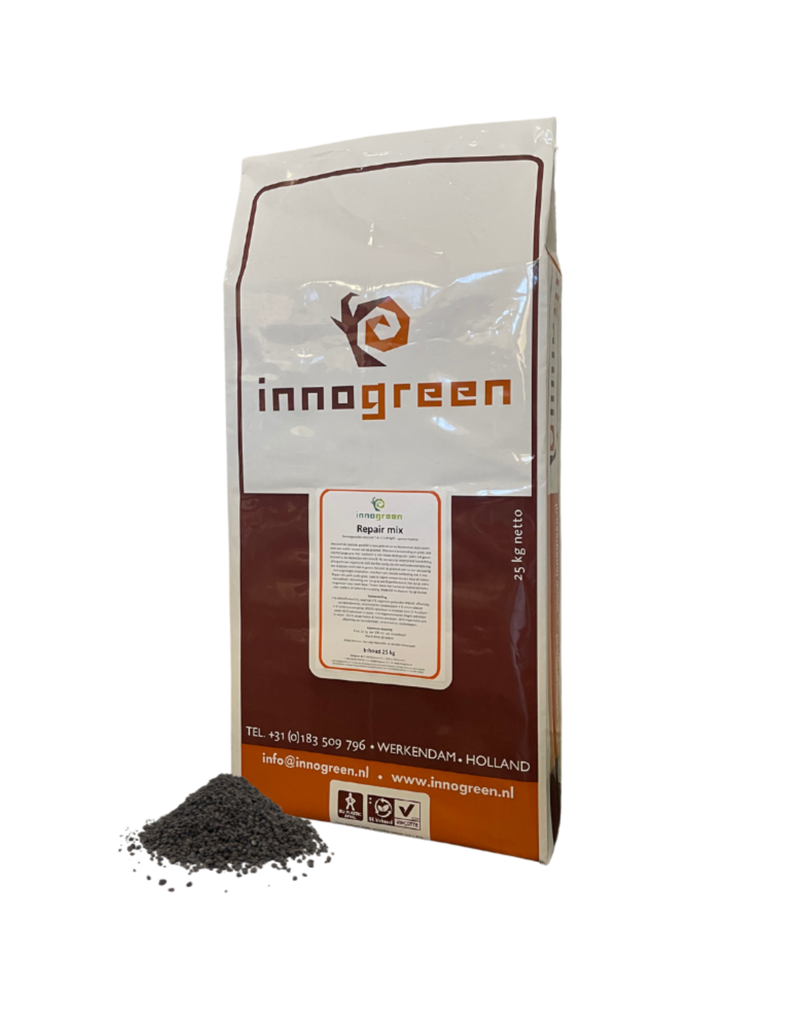 Innogreen Innogreen Herstel Gazon bio 7-6-12 + 2 MgO + sporen + fulvine