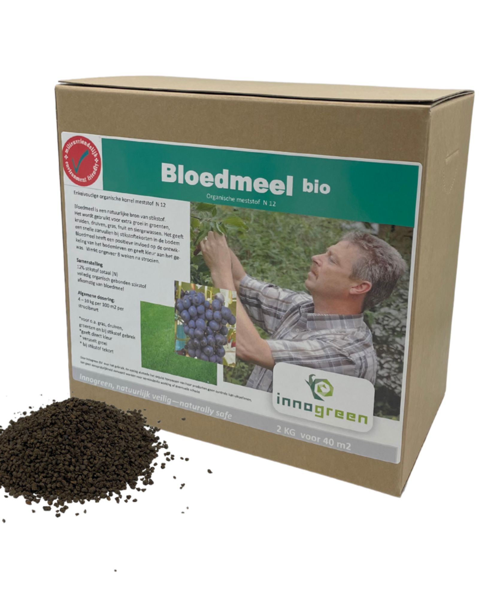 Innogreen Innogreen Bloedmeel bio stikstof  NPK 12-0-0