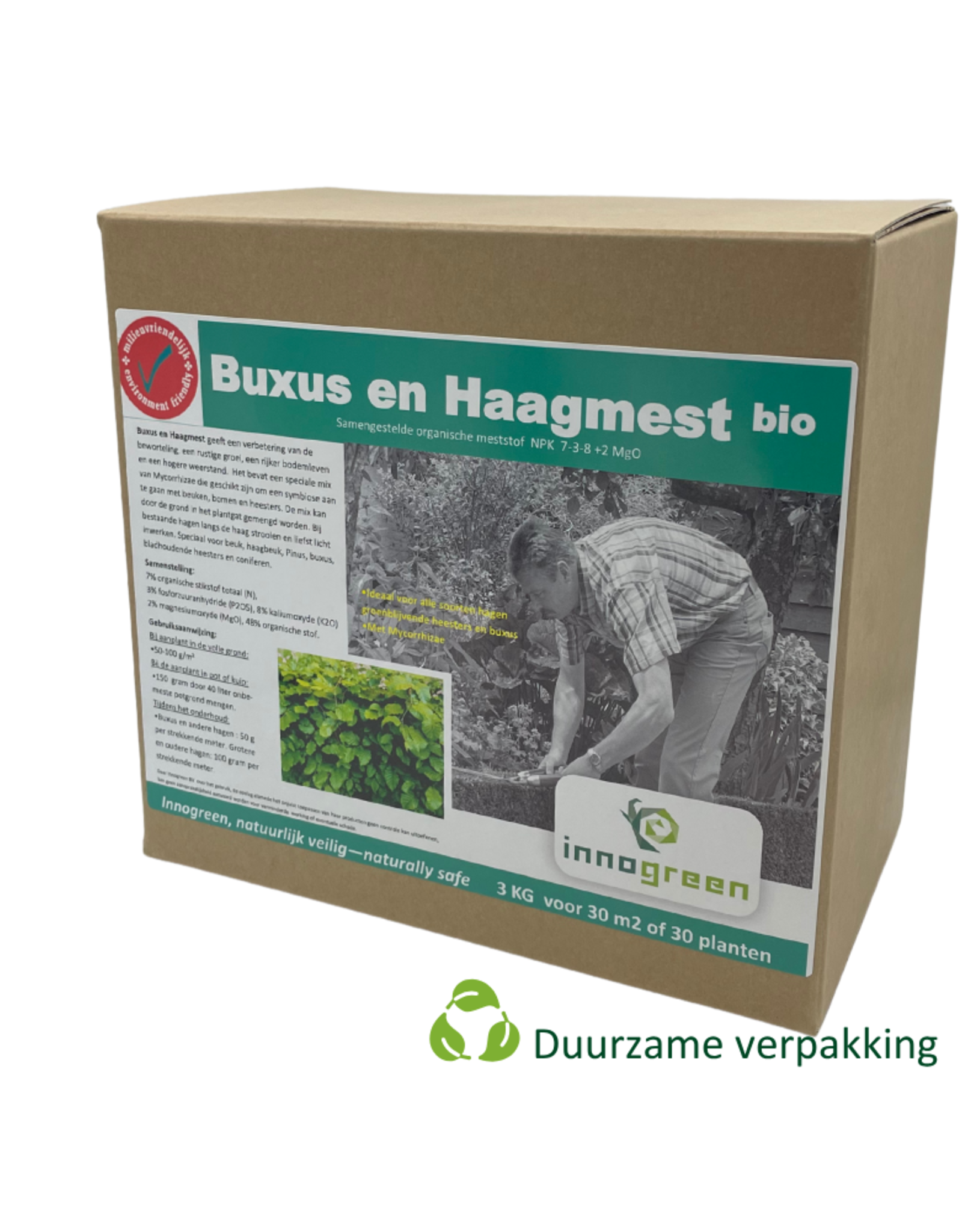 Innogreen Innogreen Buxus- en Hagenmest 7-3-8 + 2 MgO