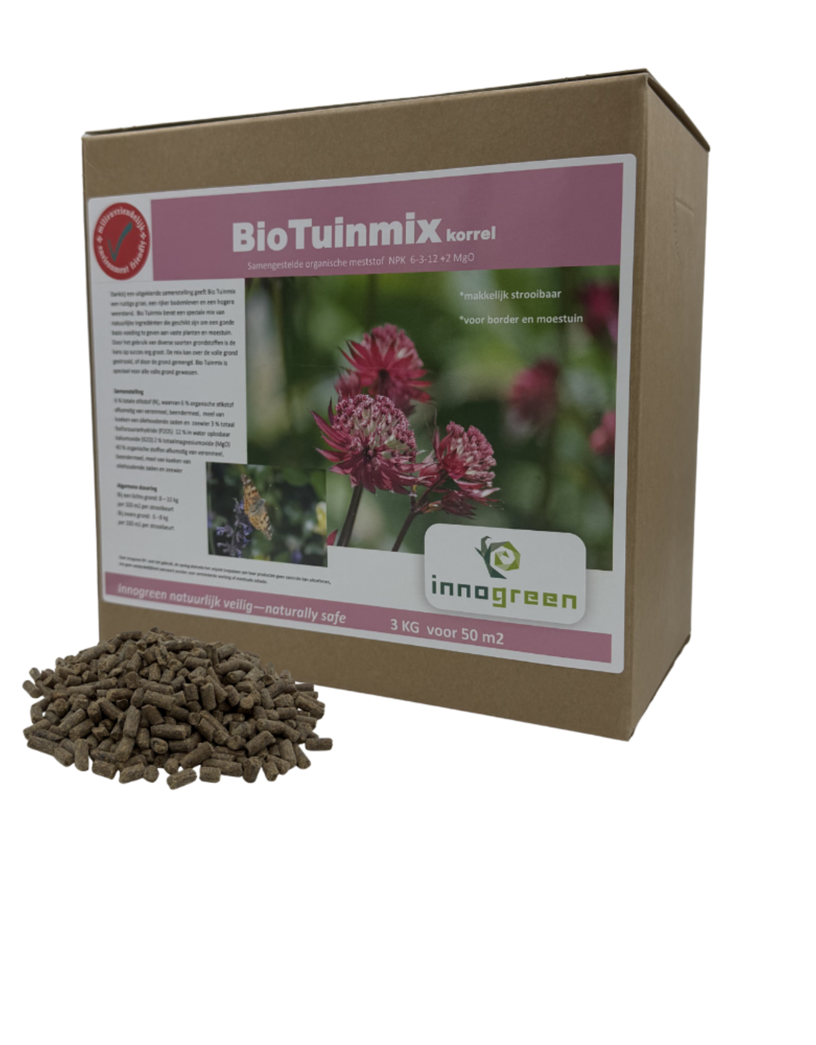 Innogreen Bio TuinMix korrel | NPK 6-3-12+MgO