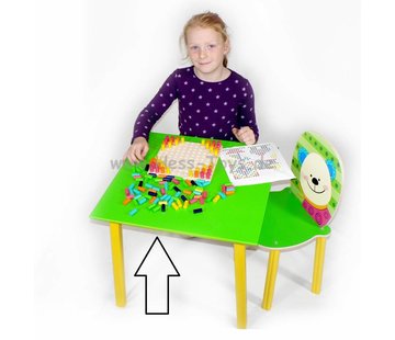 Hess Tafel Kindertafel Groen Hout