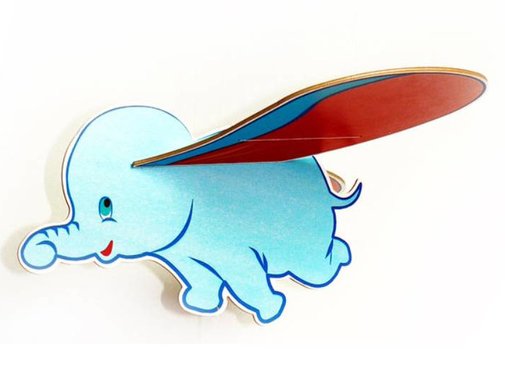 Hess Zweeffiguur Olifant Hout