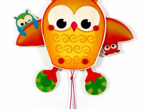 Hess Trekpop Uil Hout