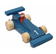 Weizenkorn Auto Racewagen Hout