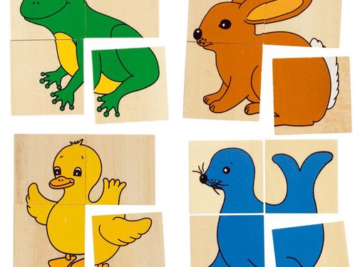 GOKI Karemo game with 5 animal designs