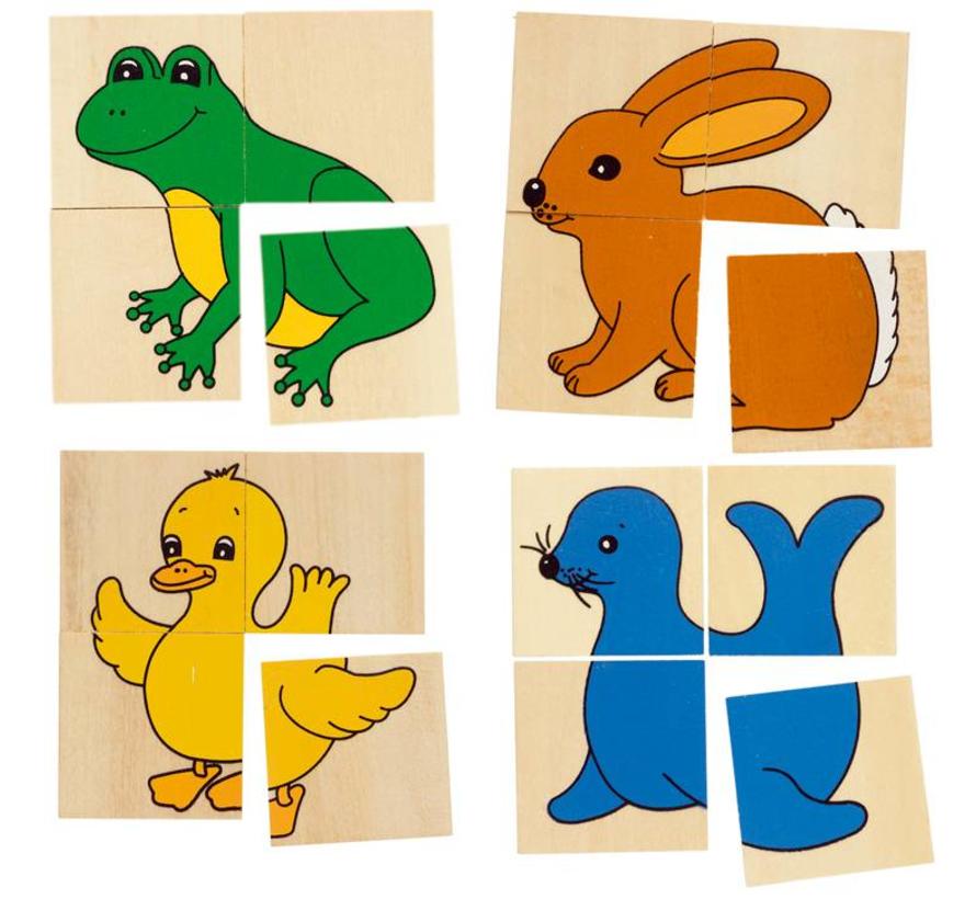 Karemo game with 5 animal designs