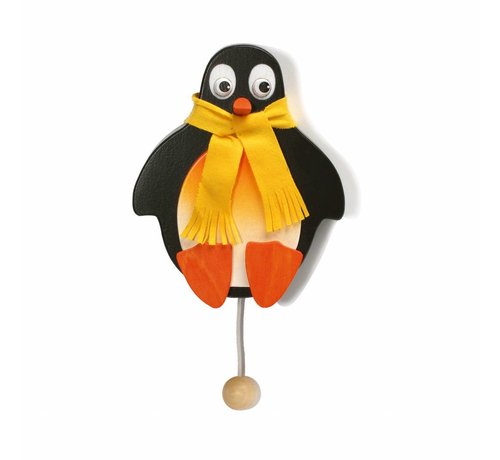 Weizenkorn Muziekdoos Wand 3D Pinguin Hout