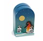 Spaarpot 3D Pinguin Hout