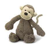 Jellycat Knuffel Aap Bashful Monkey