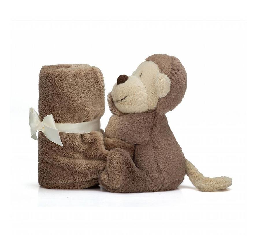 Knuffeldoek Aap Bashful Monkey Soother