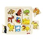 Puzzel Dieren Wie Waar Hout 9pcs