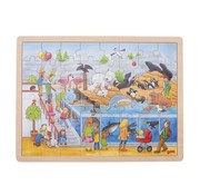 GOKI Puzzel Dierentuin Hout