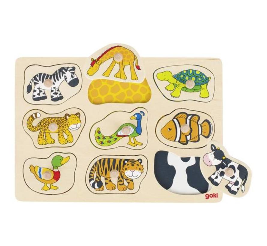 Puzzel Dierentuin Dieren Hout