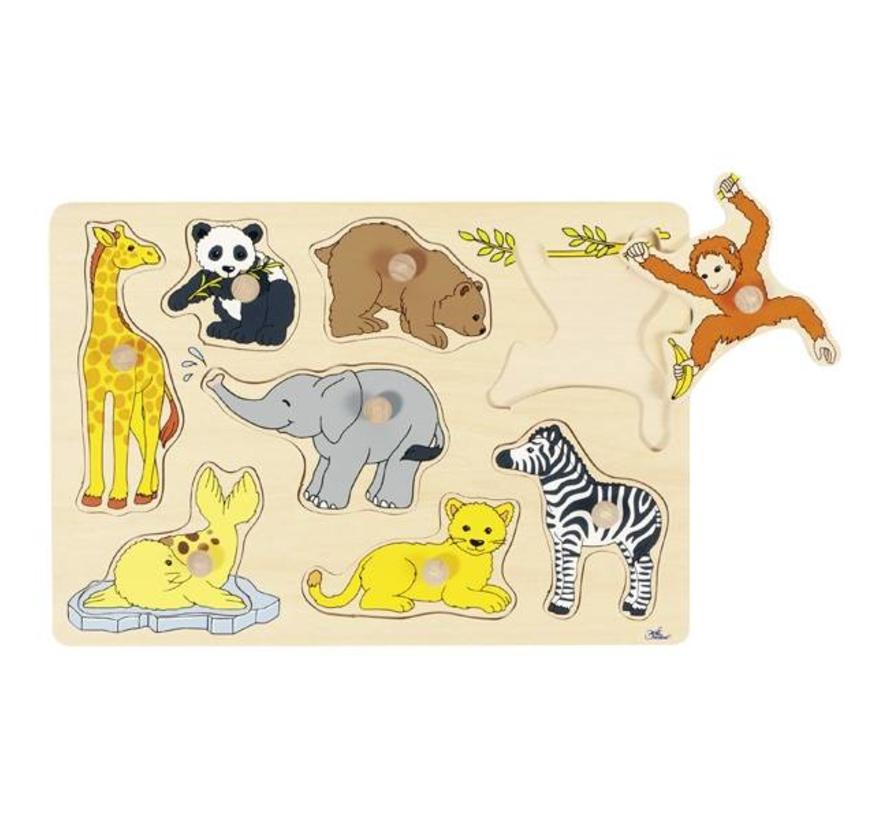 Puzzel Dierentuin Dieren Hout