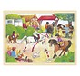 Puzzel Paarden Jumping Hout