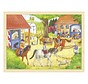 Puzzel Ponyboerderij Manege Hout