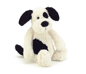 Jellycat Bashful Black&Cream Puppy