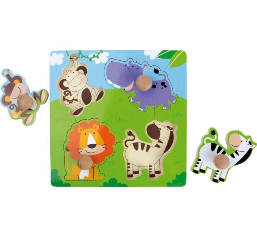 Puzzel Dierentuin Dieren Hout