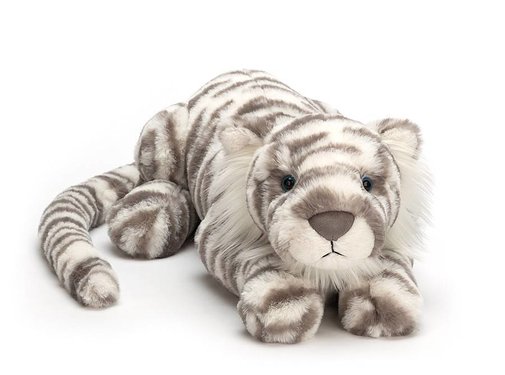 Jellycat Knuffel Tijger Sacha Snow