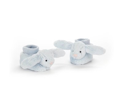 Jellycat Slofjes Bashful Blue Bunny Booties