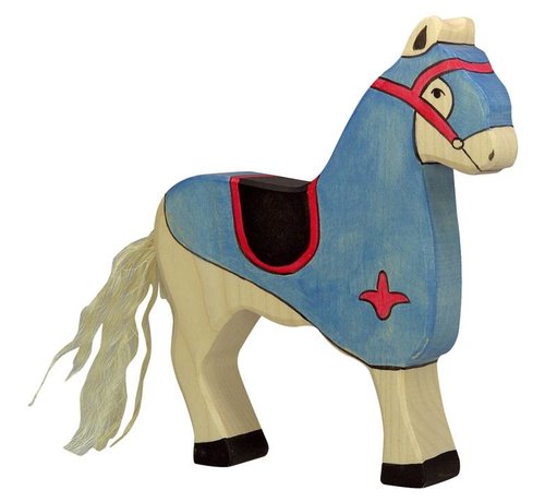 Holztiger Tournament Horse Blue 80249